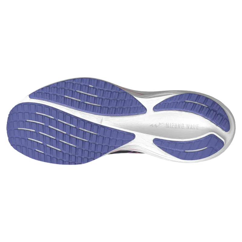 Mizuno Wave Rider 29 Women's Running Shoes in Gray/Iris Bloom/Calypso-5