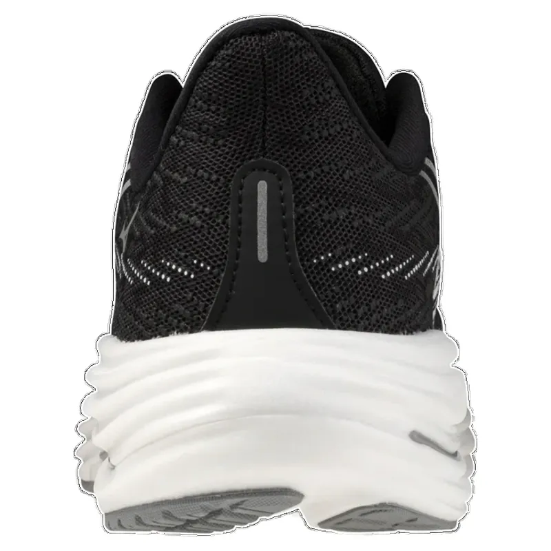 Mizuno Wave Rider 29 1D Wide Women's Running Shoe - Black Sand/White-6