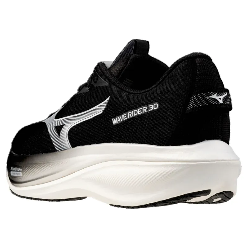 Mizuno Wave Rider 30 2E Men's Wide Running Shoe - Black/White-2