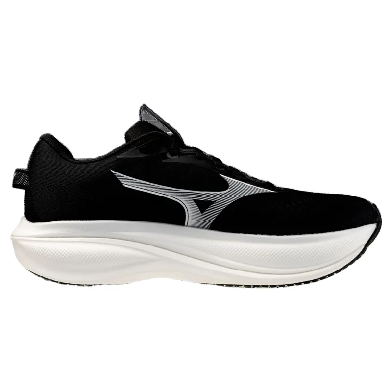 Mizuno Wave Rider 30 2E Men's Wide Running Shoe - Black/White-3