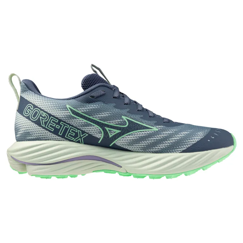 Mizuno Wave Rider GTX 2 Women's Running Shoes - Citadel/Indego-1