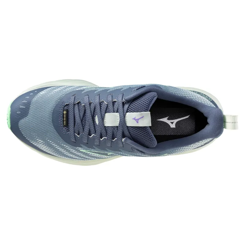 Mizuno Wave Rider GTX 2 Women's Running Shoes - Citadel/Indego-3