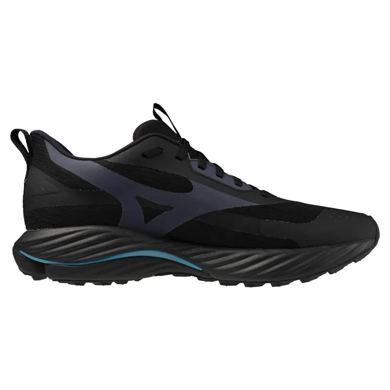 Mizuno Wave Rider GTX 3 Men's Running Shoes - Black Sand/Gray/CapriB-1