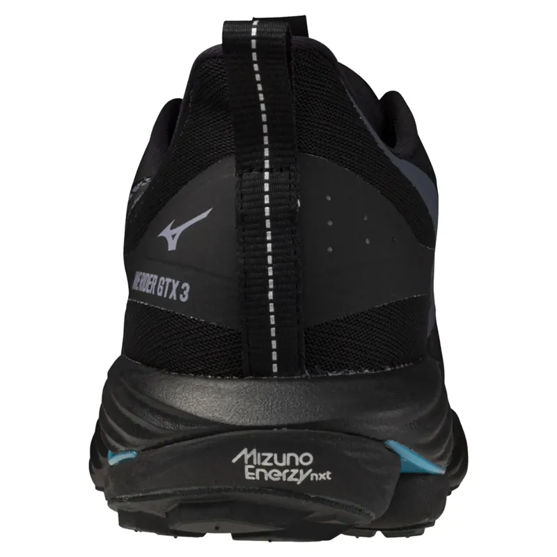 Mizuno Wave Rider GTX 3 Men's Running Shoes - Black Sand/Gray/CapriB-4