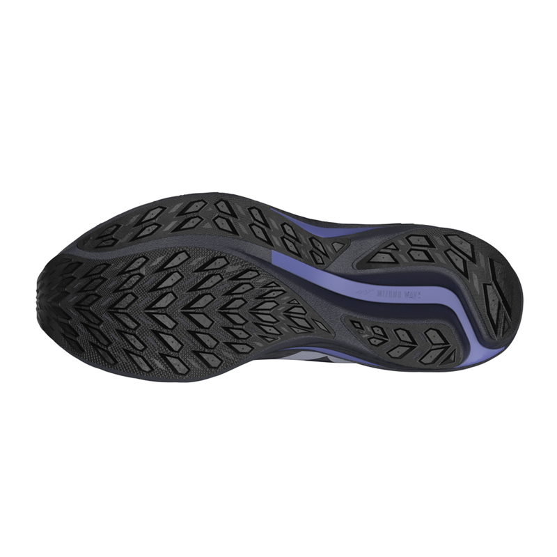 Mizuno Wave Rider GTX 3 Women's Running Shoes - Odyssey Gray/Blue-5