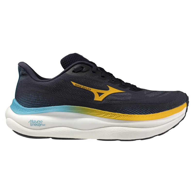 Mizuno Wave Sky 9 Men's Running Shoes - Blue/Citrus/Capri Breeze