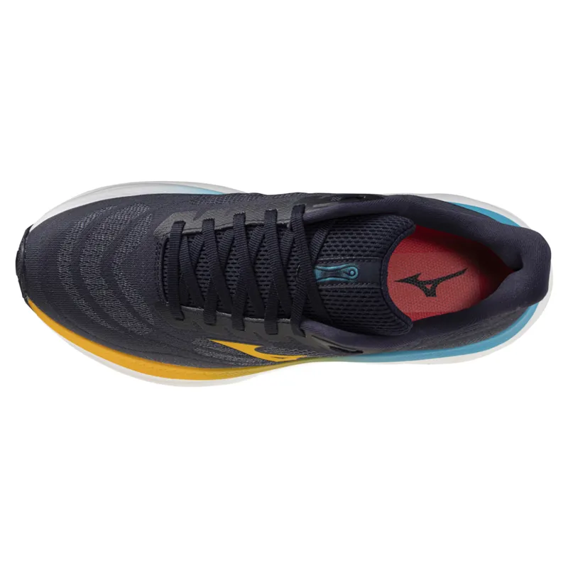 Mizuno Wave Sky 9 Men's Running Shoes - Blue/Citrus/Capri Breeze-2