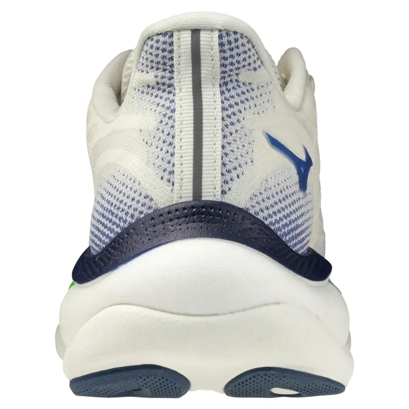 Mizuno Wave Sky 9 Men's Running Shoes - Snow White/Surf the Web/Yellow-5