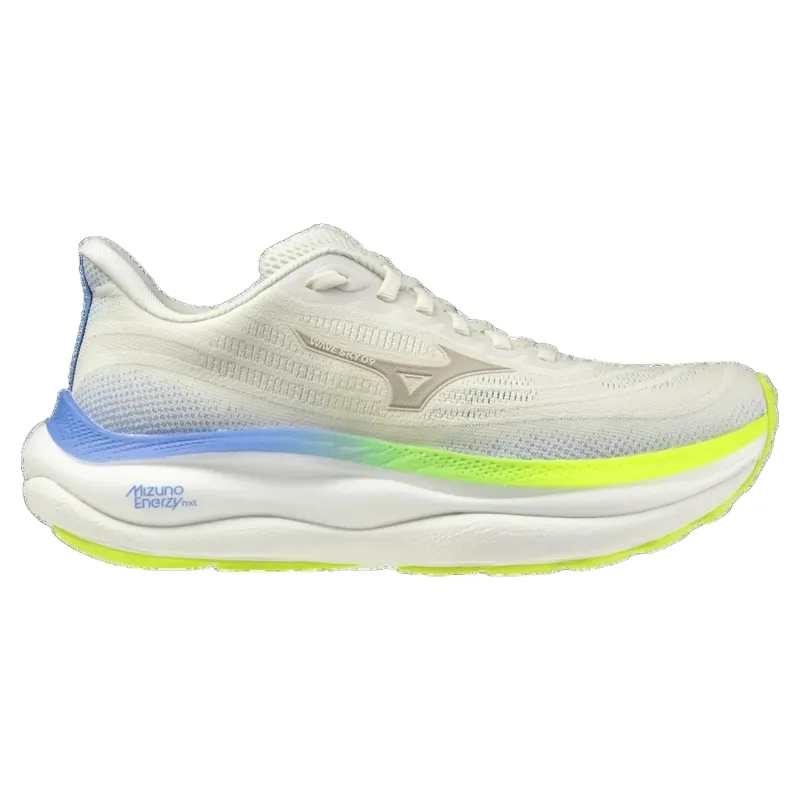 Mizuno Wave Sky 9 Women's Running Shoes - White/Silver/Ultramarine
