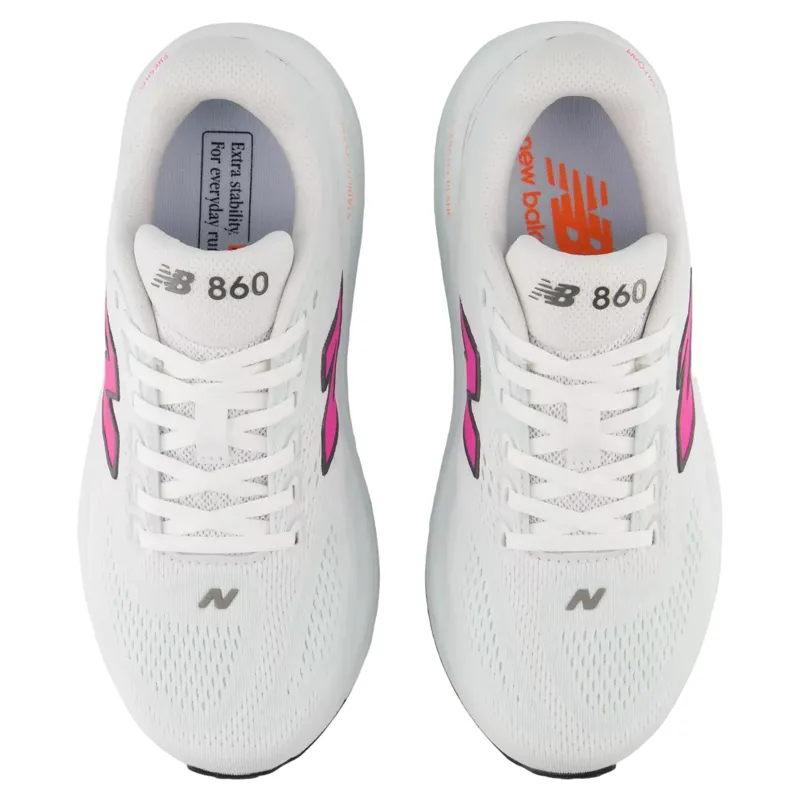New Balance Fresh Foam X 860 V15 Women's Running Shoes - White-3