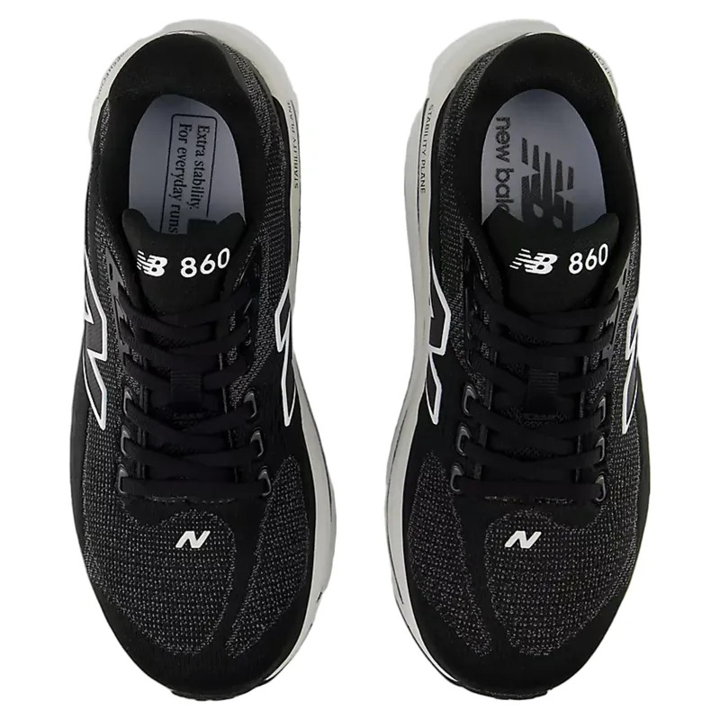 New Balance Fresh Foam X 860v15 Wide Fit Women's Running Shoes - Black-4