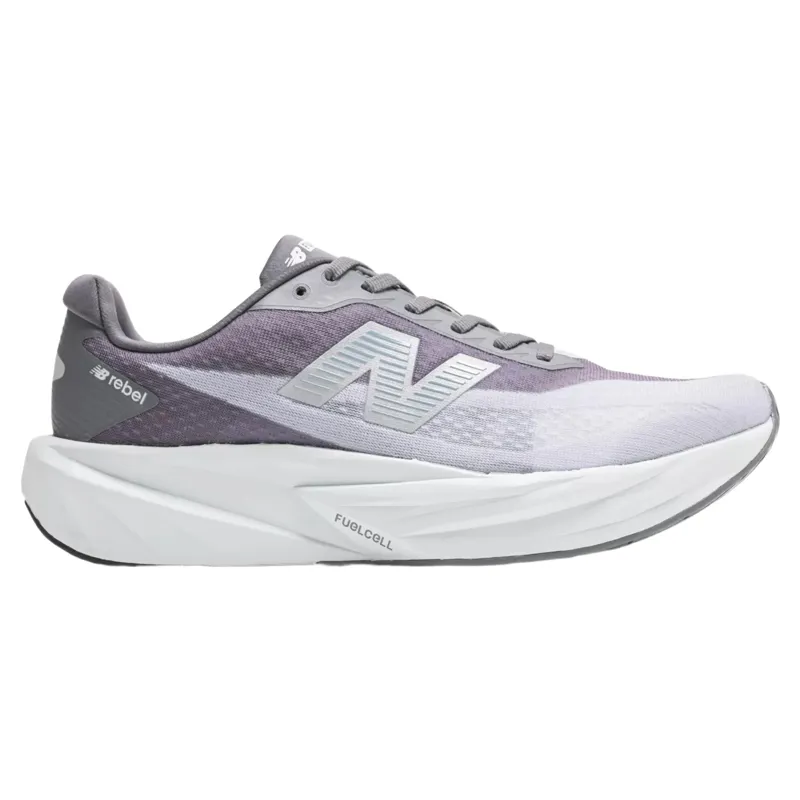 New Balance FuelCell Rebel V5 Men's Running Shoes - Magnet/Light Zinc Blue