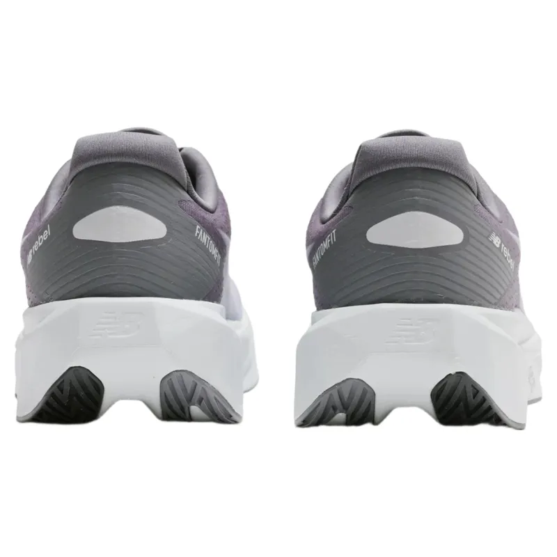 New Balance FuelCell Rebel V5 Men's Running Shoes - Magnet/Light Zinc Blue-3