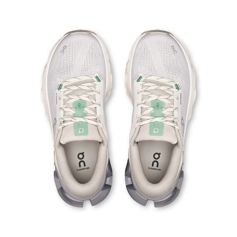 On Running Cloudflyer 5 Women's Running Shoes - White/Lilac-3