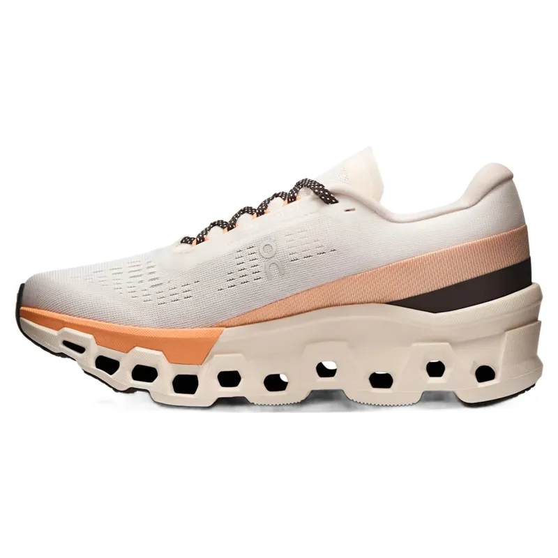 On Running Cloudmonster 2 Women's Running Shoes - Ivory/Tangerine-1