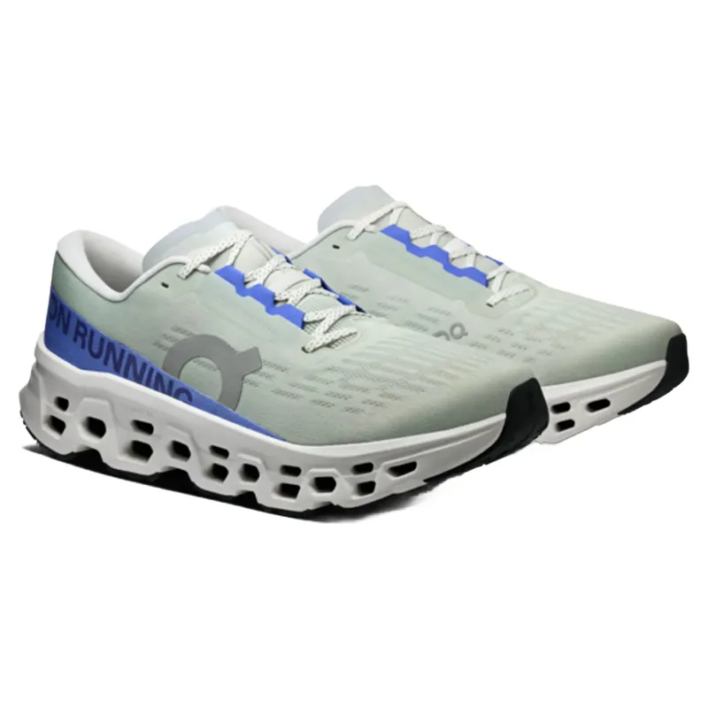 On Running Cloudmonster 3 Men's Running Shoes - Iceberg/Ivory-2
