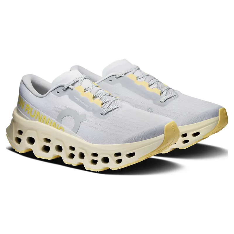 On Running Cloudmonster 3 Women's Running Shoes - Glacier / Pollen-5