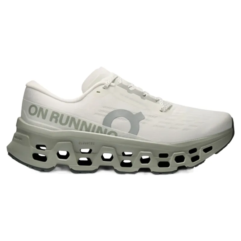 On Running Cloudmonster 3 Women's Running Shoes - Ivory/Tin