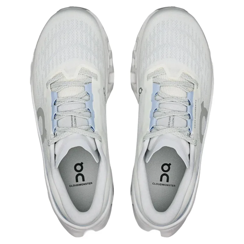 On Running Cloudmonster 3 Women's Running Shoes - White/Frost-4