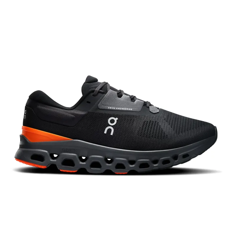 On Running Cloudstratus 3 Men's Running Shoes - Eclipse/Tangerine