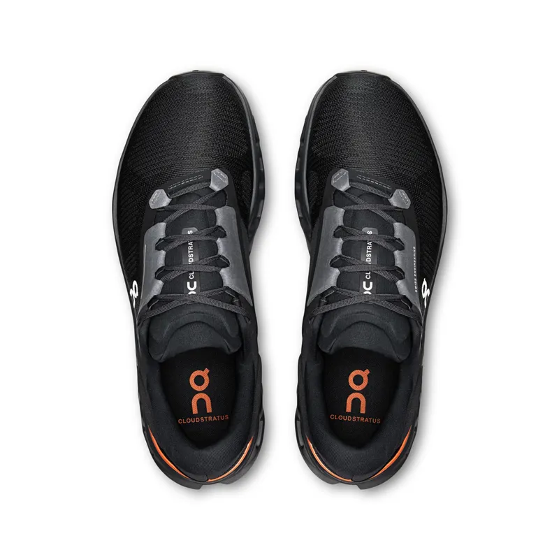 On Running Cloudstratus 3 Men's Running Shoes - Eclipse/Tangerine-3