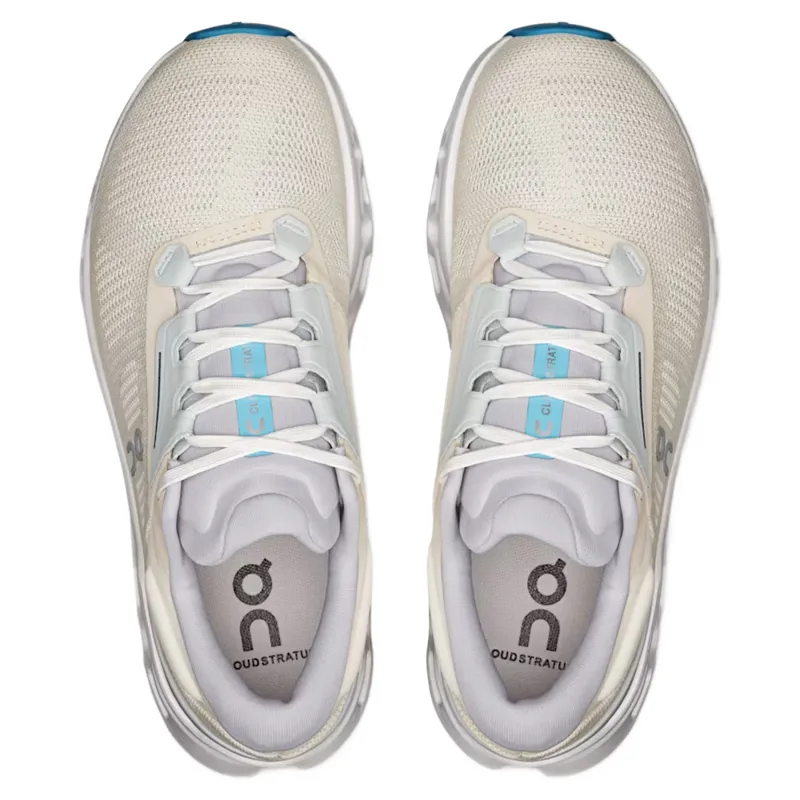 On Running Cloudstratus 3 Women's Running Shoes - Cream/Arctic-2
