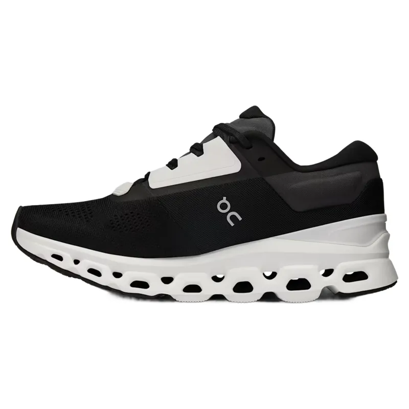 On Running Cloudstratus 3 Women's Running Shoes UK 7.5 - Black/Frost-1