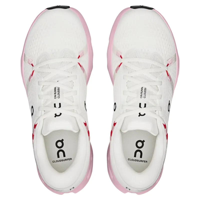On Running Cloudsurfer 2 Women's Running Shoes in Ivory/Peony-4