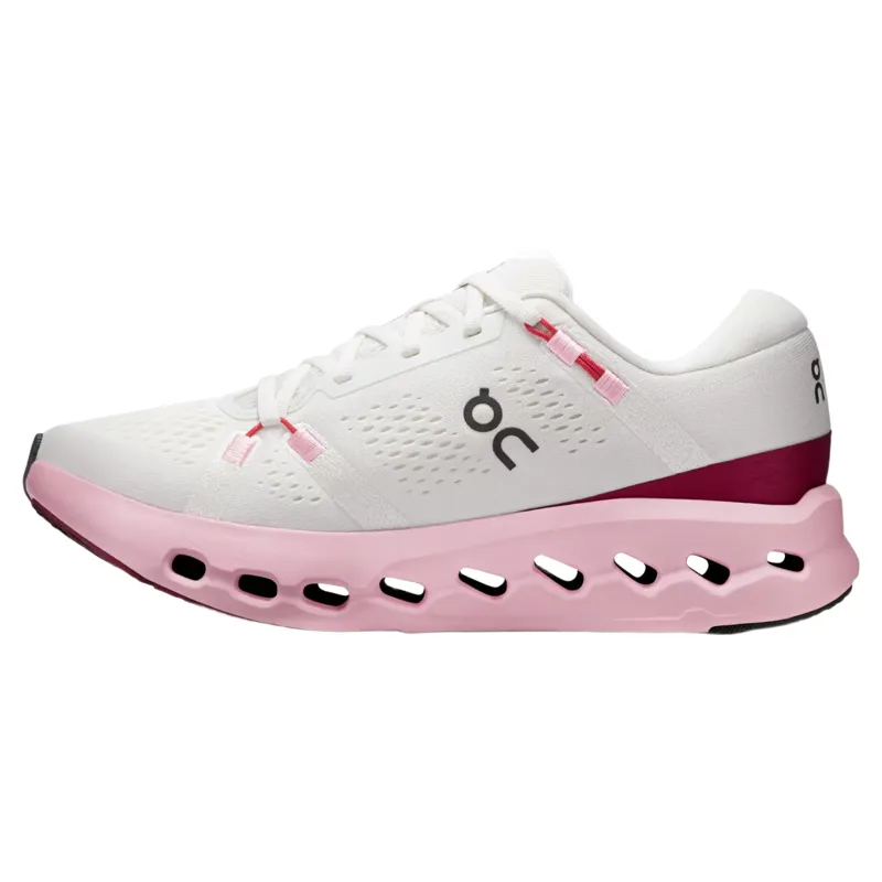 On Running Cloudsurfer 2 Women's Running Shoes in Ivory/Peony-1