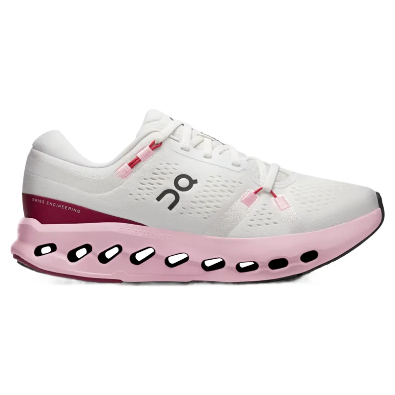 On Running Cloudsurfer 2 Women's Running Shoes - Ivory/Peony