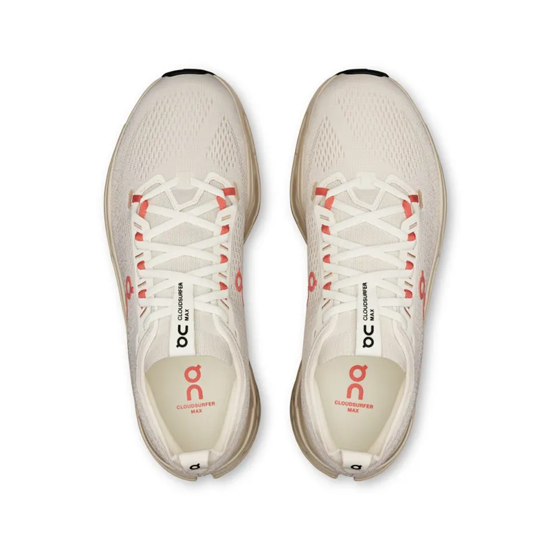 On Running Cloudsurfer Max Men's Running Shoes - Ivory/Salmon-3