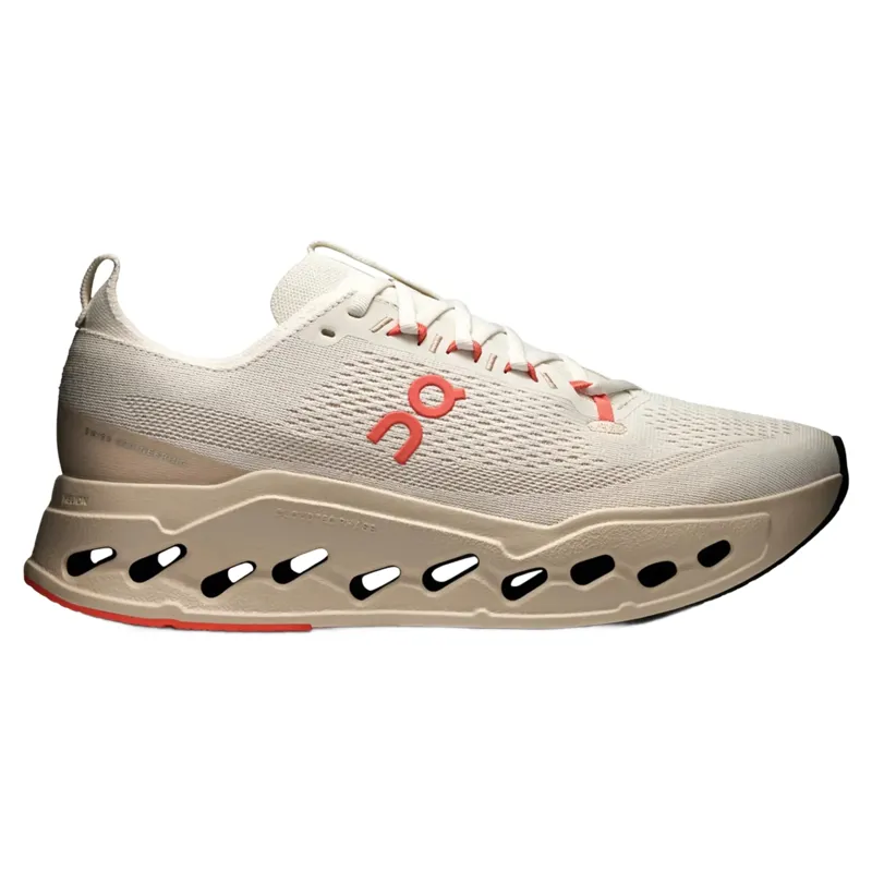 On Running Cloudsurfer Max Men's Running Shoes - Ivory/Salmon