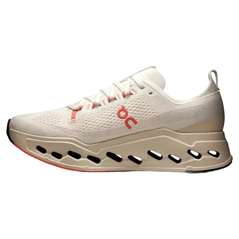On Running Cloudsurfer Max Men's Running Shoes - Ivory/Salmon-1