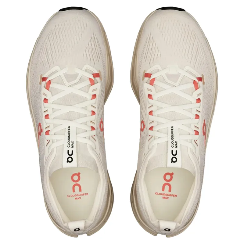 On Running Cloudsurfer Max Men's Running Shoes - Ivory/Salmon-3