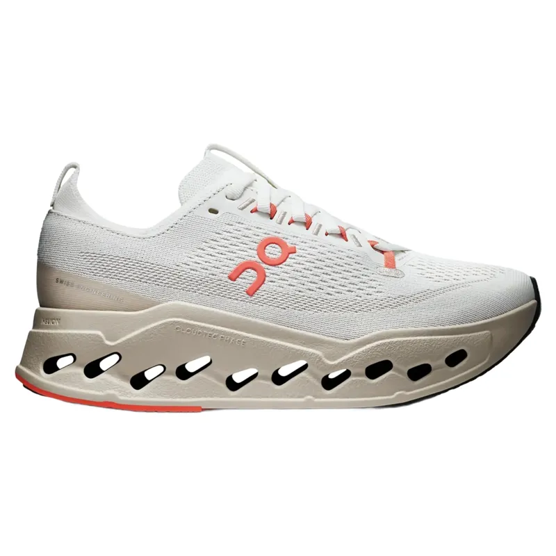 On Running Cloudsurfer Max Women's Running Shoes - Ivory/Salmon