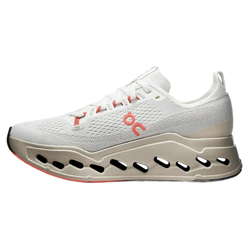On Running Cloudsurfer Max Women's Running Shoes - Ivory/Salmon-1