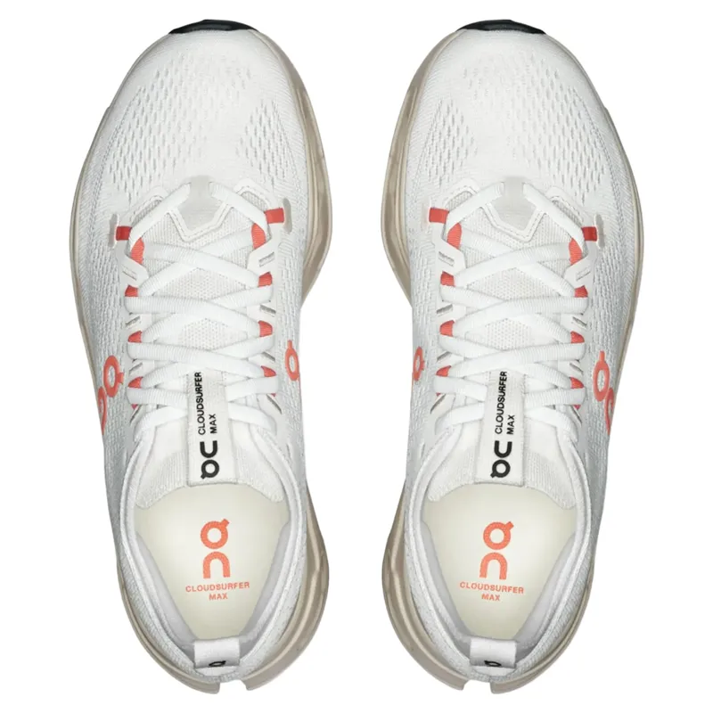 On Running Cloudsurfer Max Women's Running Shoes - Ivory/Salmon-3