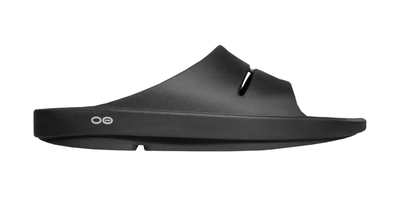 Oofos OOahh Slide Sandals - Black-1