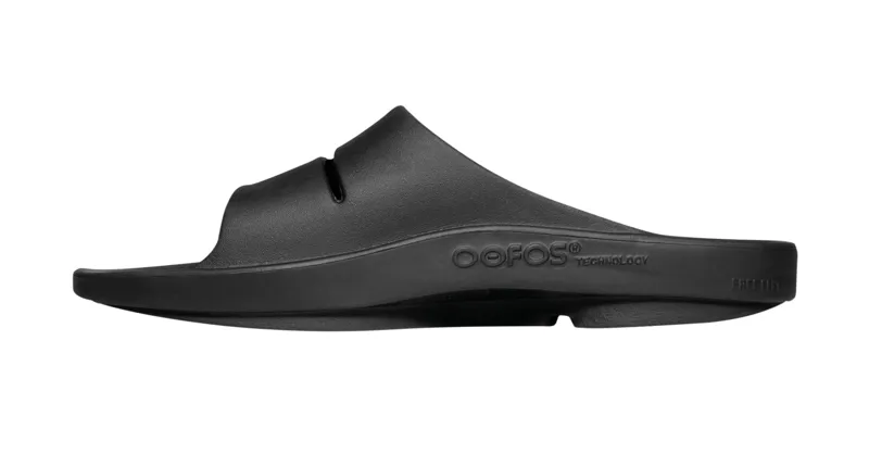 Oofos OOahh Slide Sandals - Black-2
