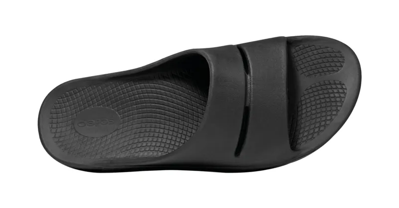 Oofos OOahh Slide Sandals - Black-3