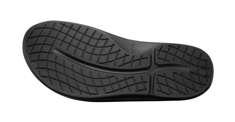 Oofos OOahh Slide Sandals - Black-4