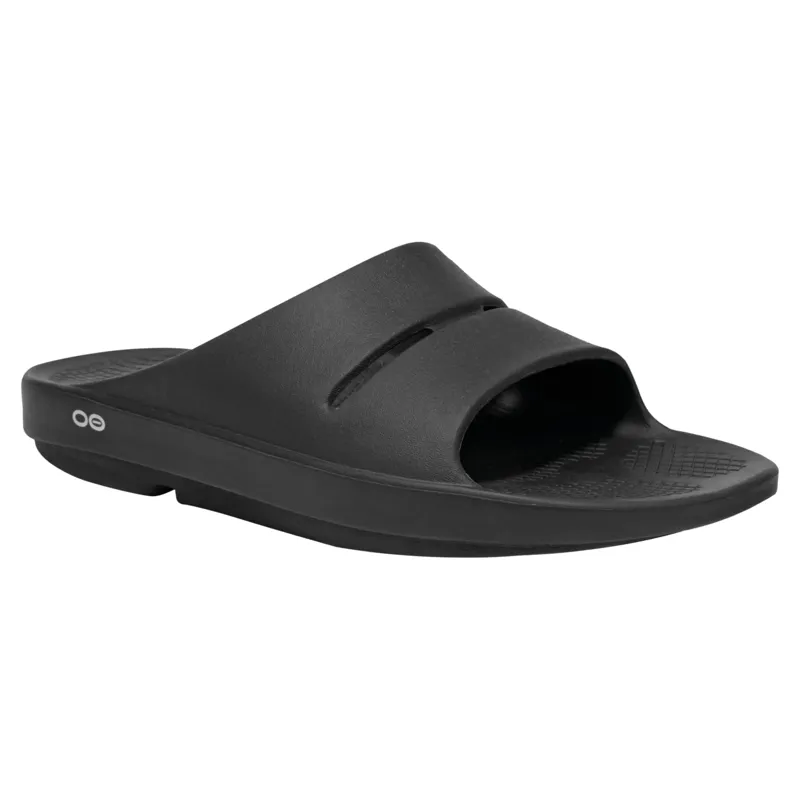 Oofos OOahh Slide Sandals - Black