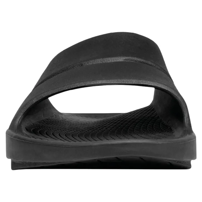 Oofos OOahh Slide Sandals - Black-5