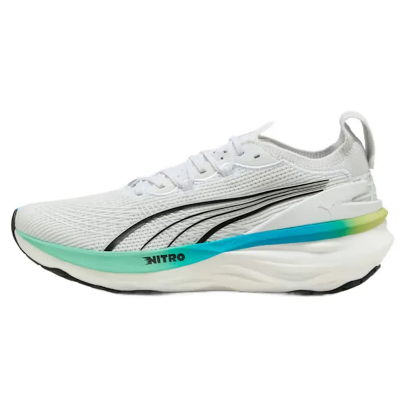 Puma ForeverRun NITRO 2 Men's Running Shoes - Puma White/Speed Blue