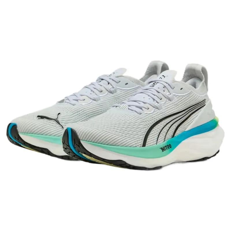 Puma ForeverRun NITRO 2 Men's Running Shoes - Puma White/Speed Blue-2