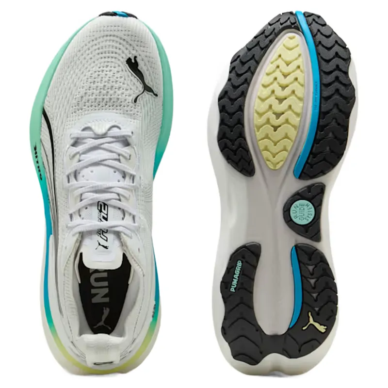 Puma ForeverRun NITRO 2 Men's Running Shoes - Puma White/Speed Blue-3