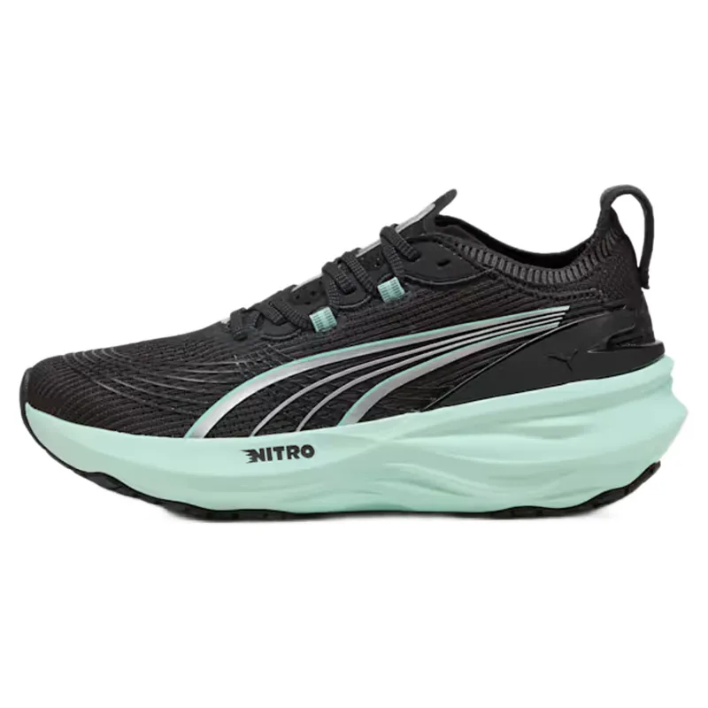 Puma ForeverRun NITRO 2 Women's Running Shoes - Black/Mint Melt