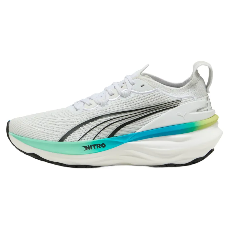 Puma ForeverRun NITRO 2 Women's Running Shoes - White/Mint Melt