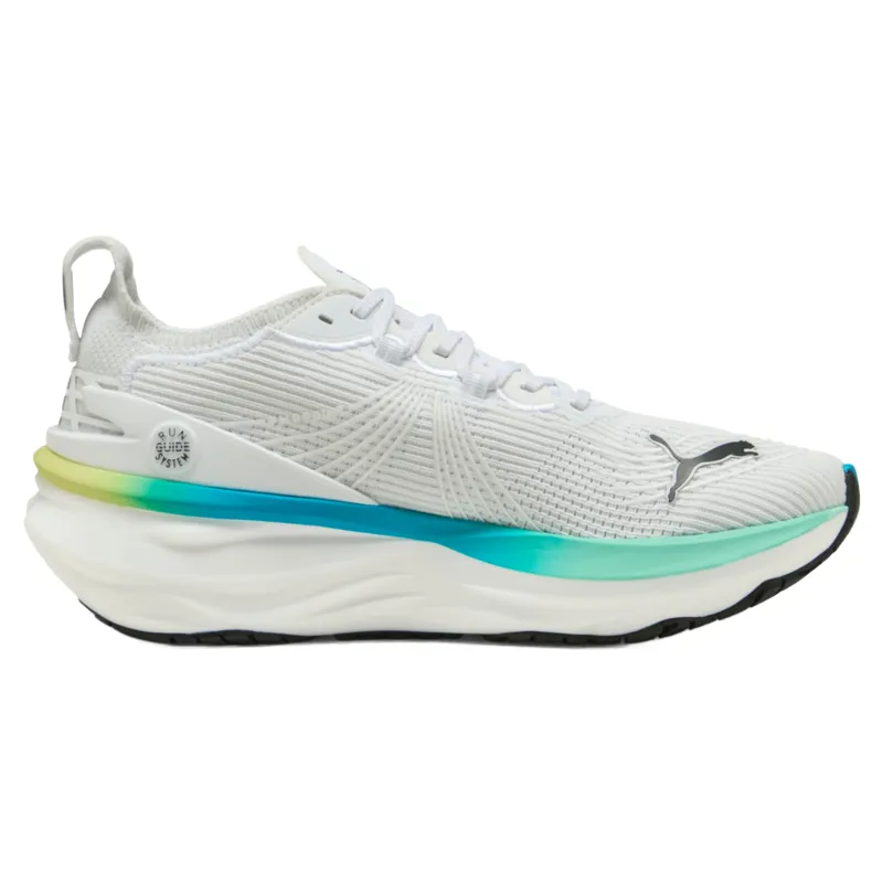 Puma ForeverRun NITRO 2 Women's Running Shoes - White/Mint Melt-1