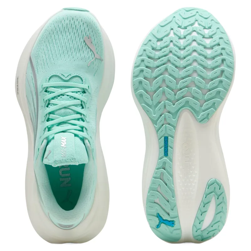 Puma MagMax NITRO Women's Running Shoes - Mint Melt/Speed Blue-3